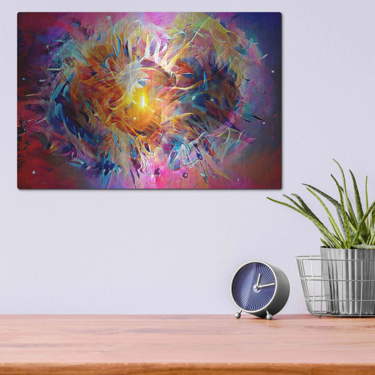 'Ai Astronomy 2' by David Manlove – Metal Wall Art, 16x12 room view