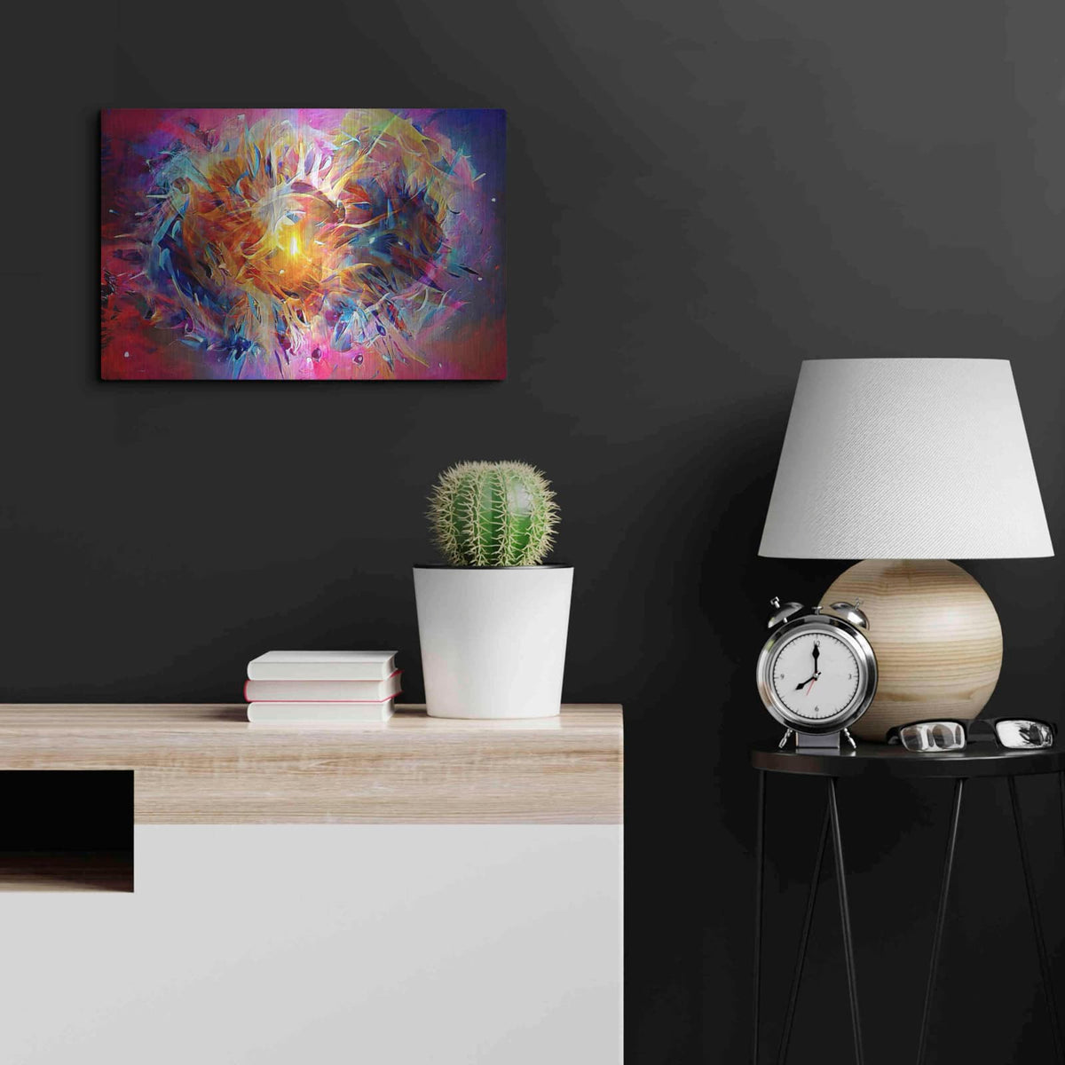 'Ai Astronomy 2' by David Manlove – Metal Wall Art, 24x16 room view