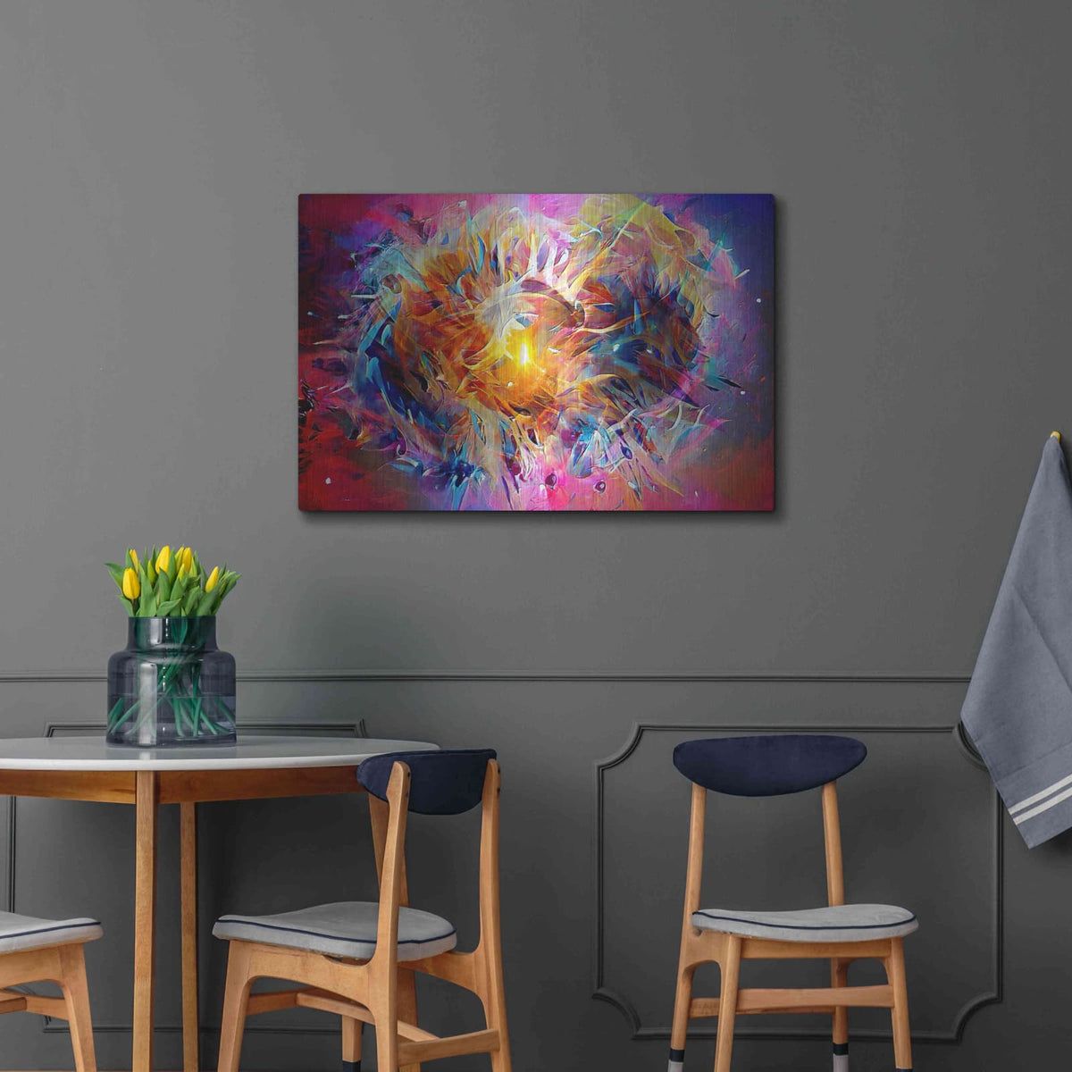 'Ai Astronomy 2' by David Manlove – Metal Wall Art, 36x24 room view
