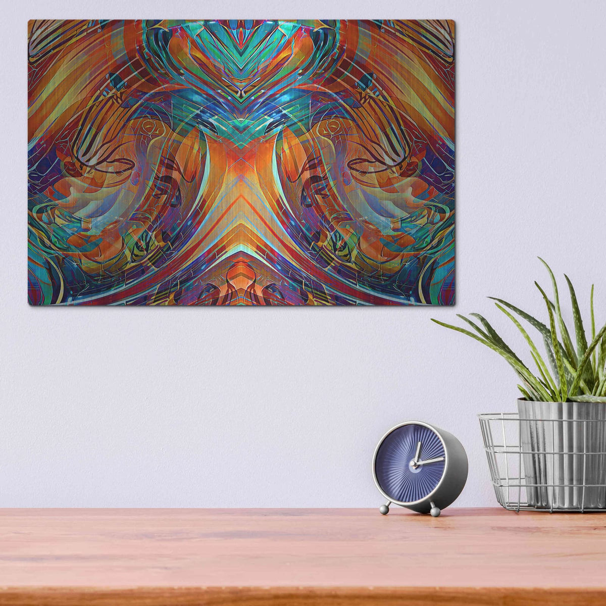 'Glass Blower 3' by David Manlove – Metal Wall Art, 16x12 room view