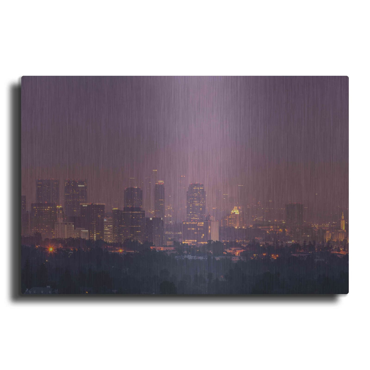 'LA's Early Morning Light' by Chris Moyer – Metal Wall Art
