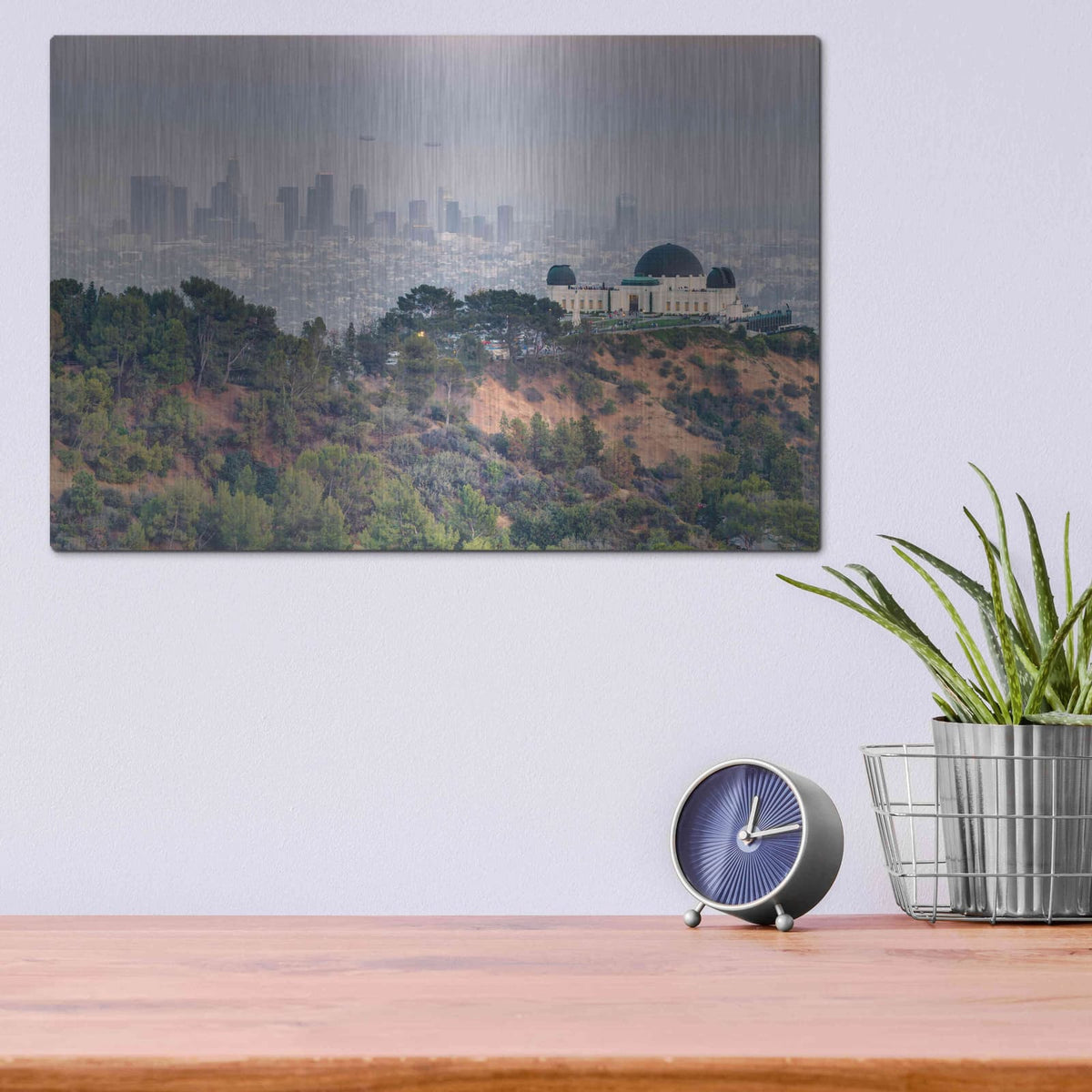 'Griffith Over LA' by Chris Moyer – Metal Wall Art, 16x12 room view