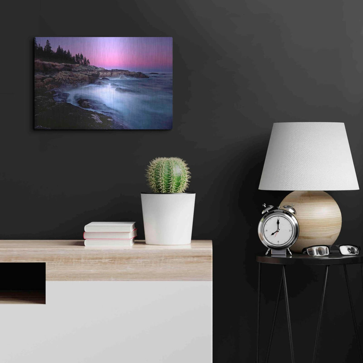 'Acadia Dusk' by Mike Jones – Metal Wall Art, 24x16 room view