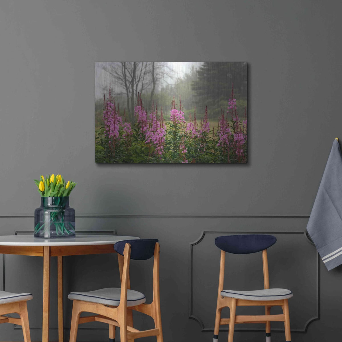 'Campobello Lupine' by Mike Jones – Metal Wall Art, 36x24 room view