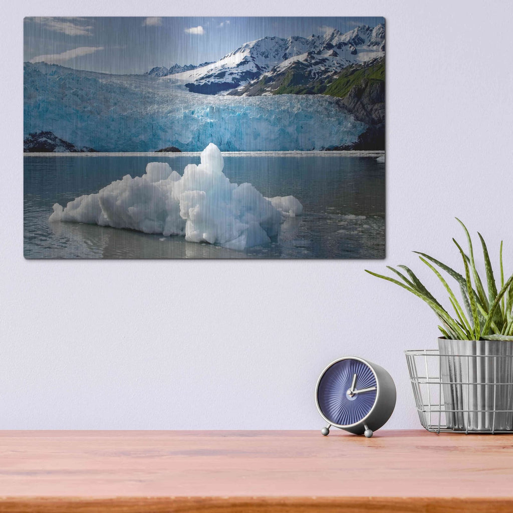 'Iceburg' by Mike Jones – Metal Wall Art, 16x12 room view