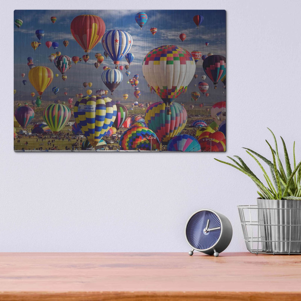 'Saturday Th' by Mike Jones – Metal Wall Art, 16x12 room view