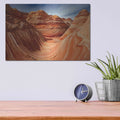 'The Wave Classic View' by Mike Jones – Metal Wall Art, 16x12 room view