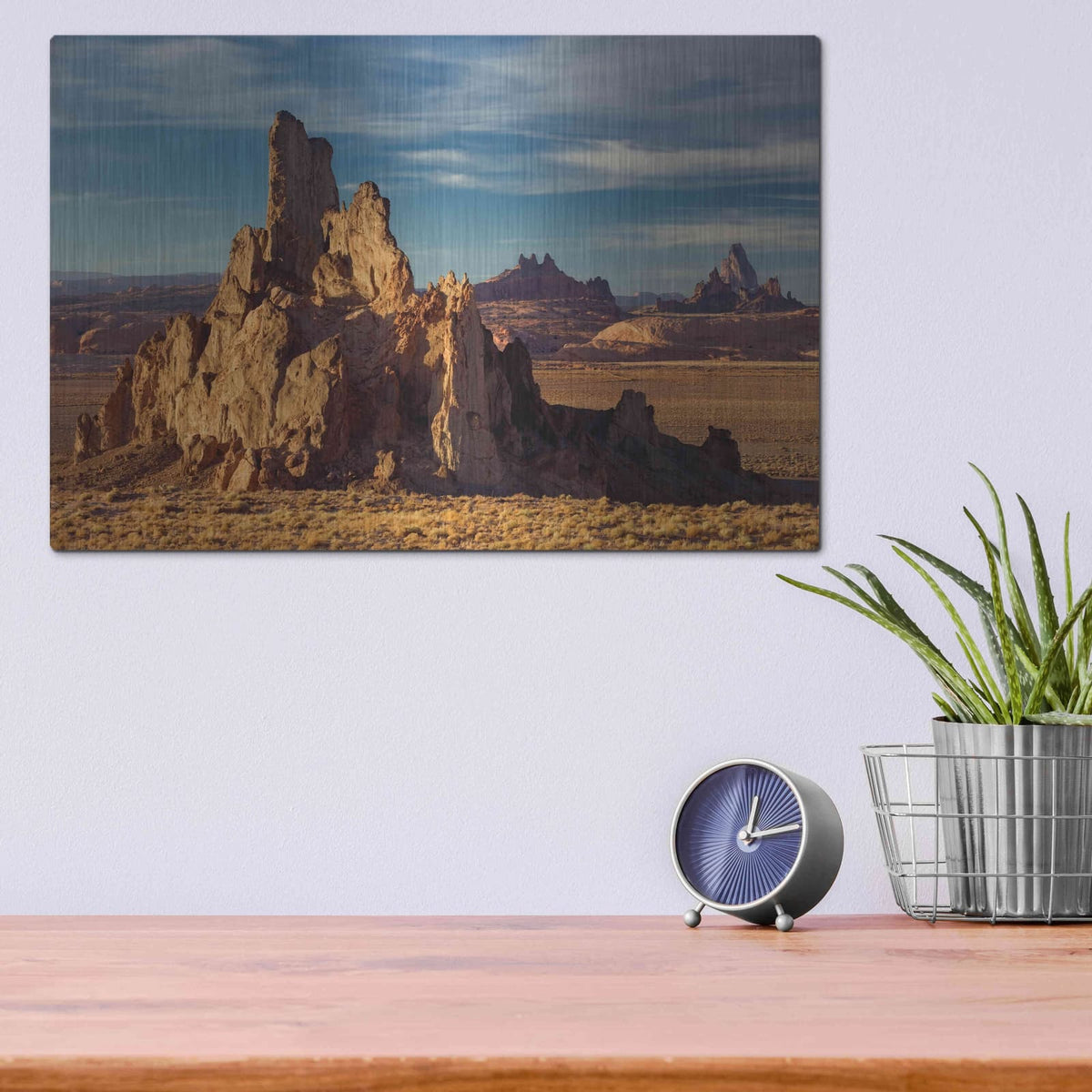'Agathia Peak Rock' by Mike Jones – Metal Wall Art, 16x12 room view