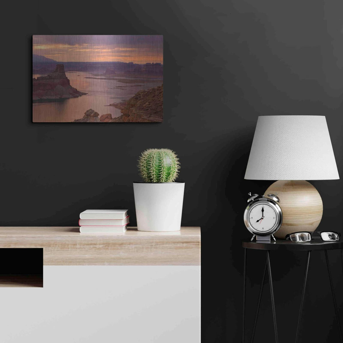 'Alstrom Point Sunrise' by Mike Jones – Metal Wall Art, 24x16 room view