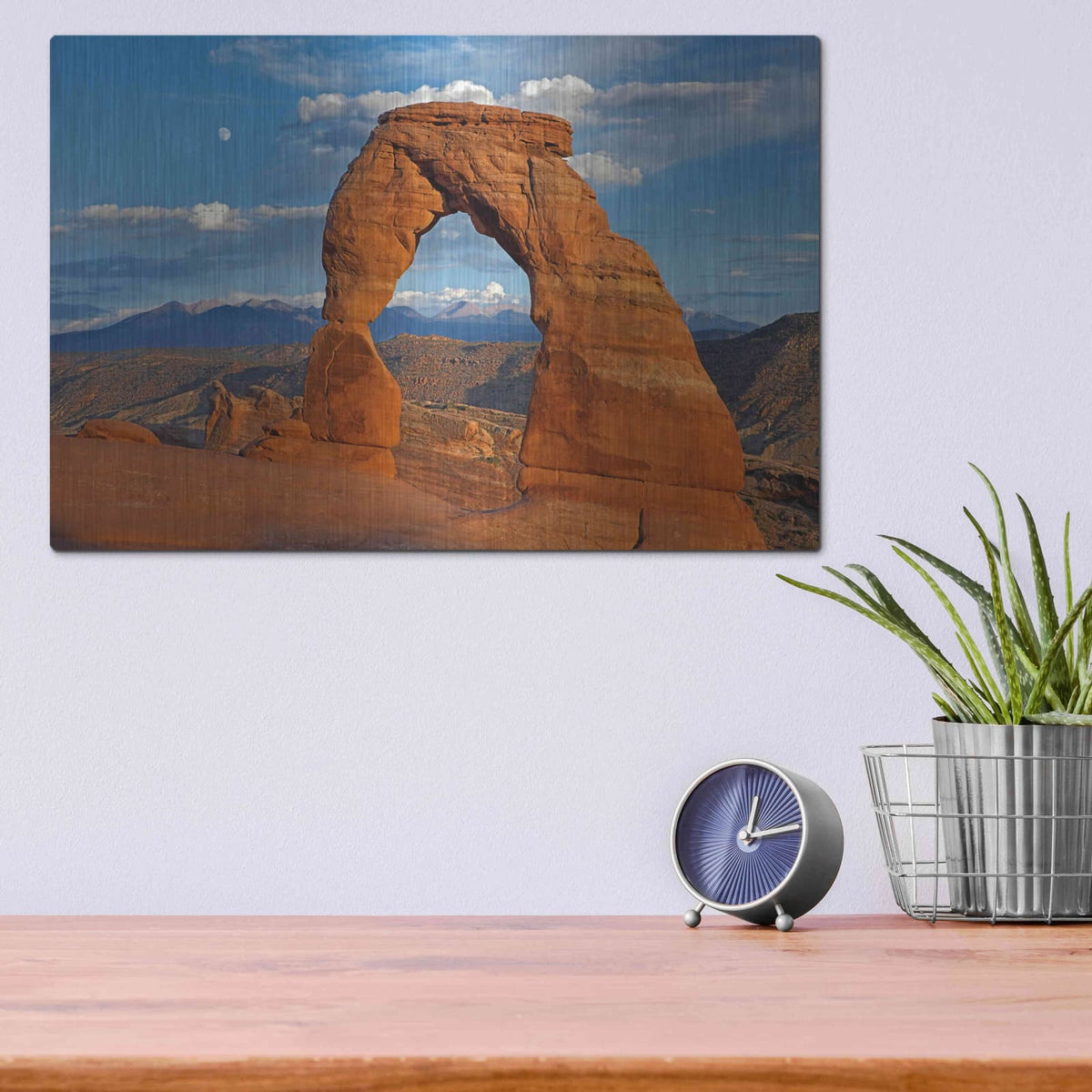 'Delicate Arch Sunset' by Mike Jones – Metal Wall Art, 16x12 room view