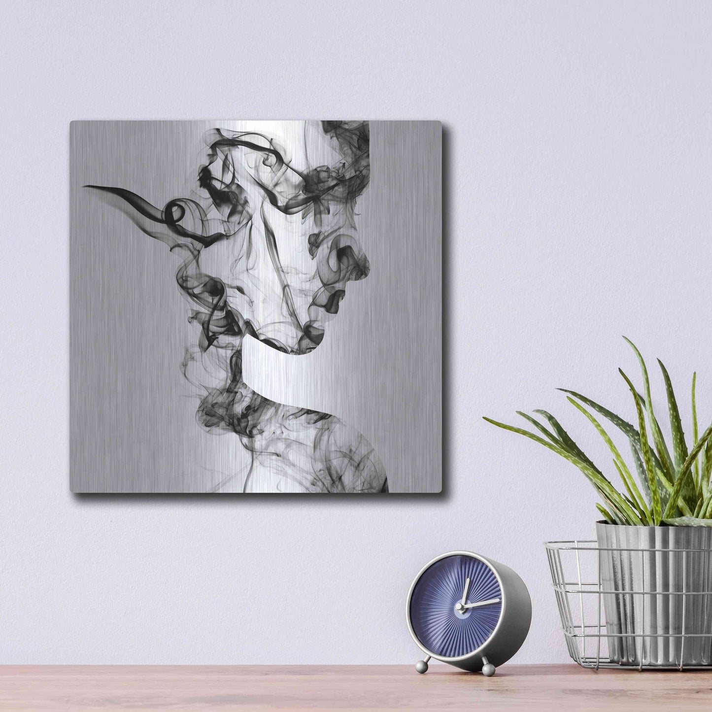 Luxe Metal Art 'Dissolve' Metal Wall Art,12x12