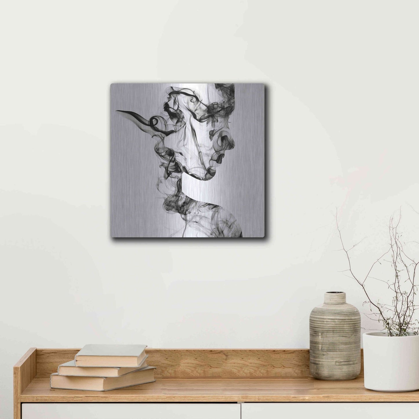 Luxe Metal Art 'Dissolve' Metal Wall Art,12x12