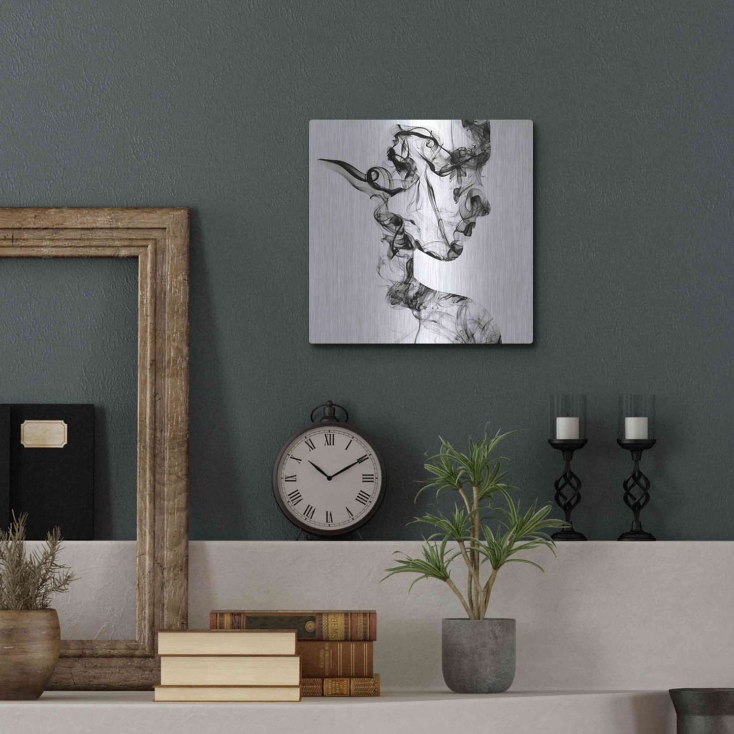 Luxe Metal Art 'Dissolve' Metal Wall Art,12x12