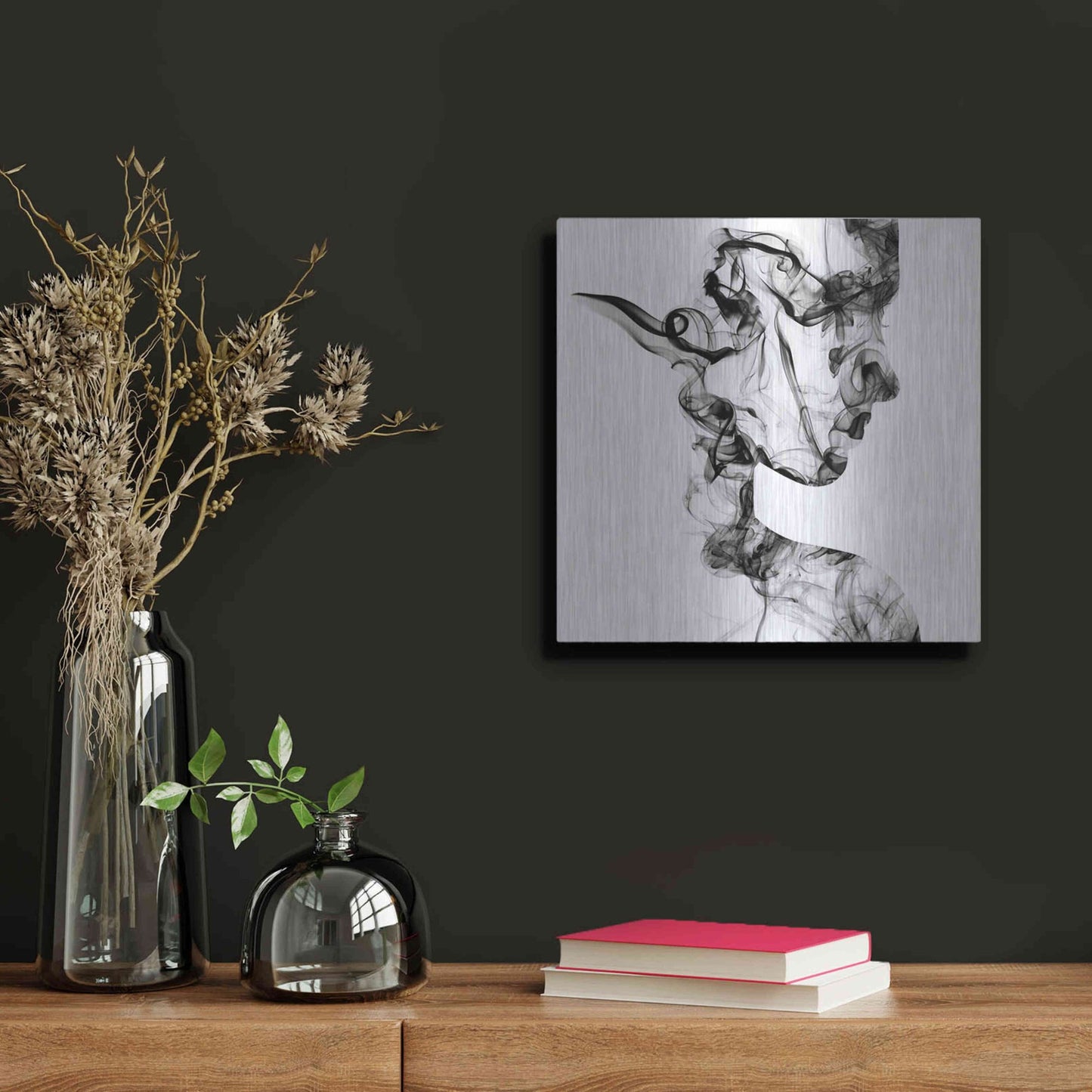 Luxe Metal Art 'Dissolve' Metal Wall Art,12x12