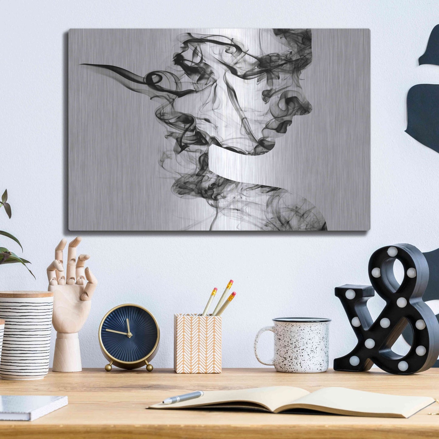 Luxe Metal Art 'Dissolve' Metal Wall Art,16x12