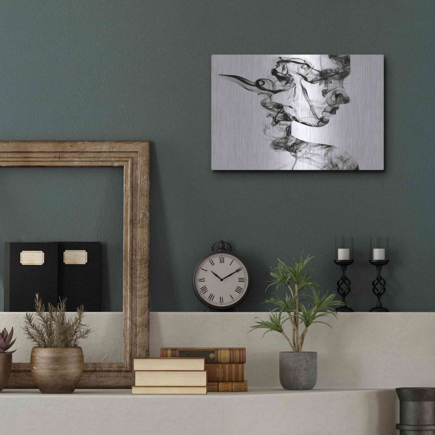 Luxe Metal Art 'Dissolve' Metal Wall Art,16x12