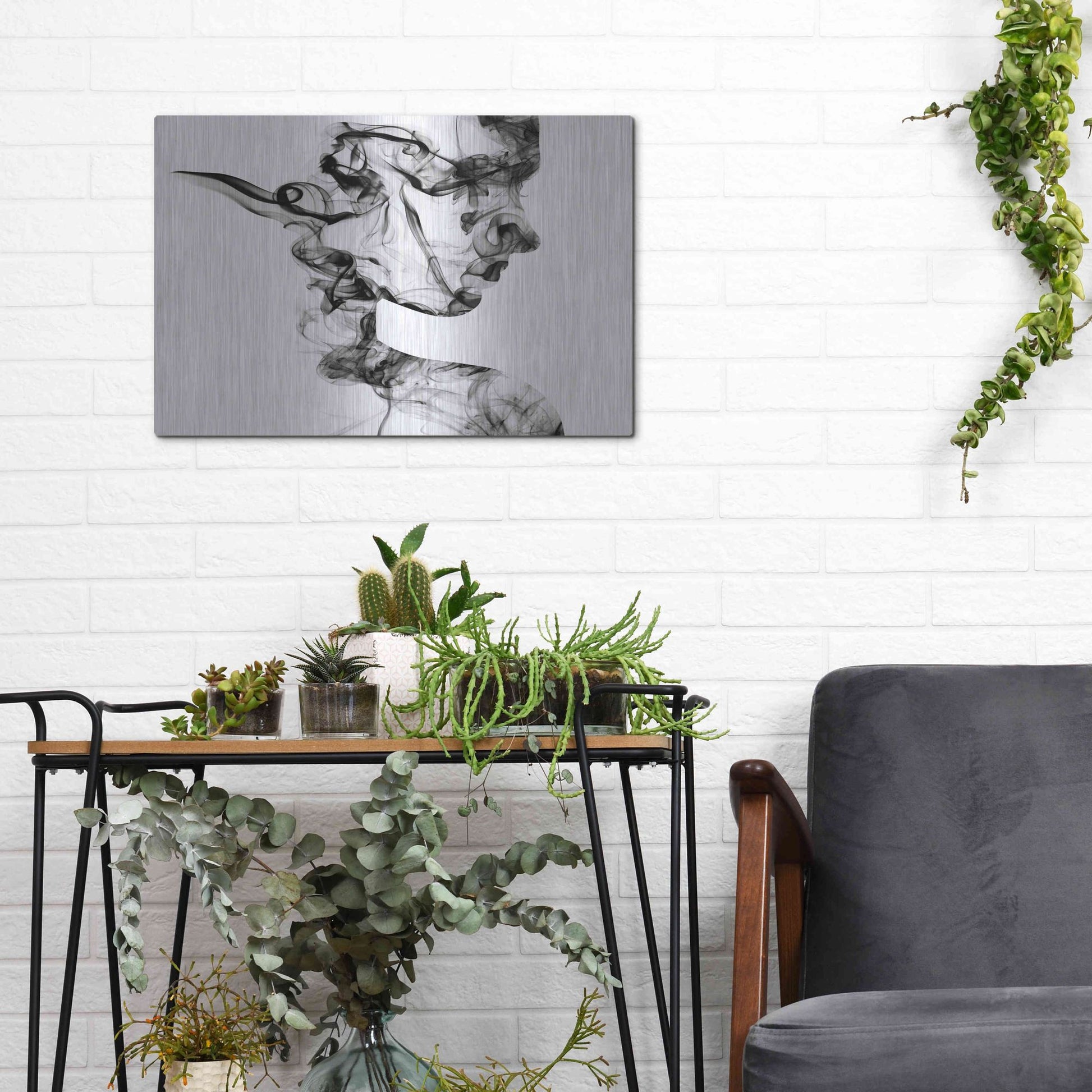 Luxe Metal Art 'Dissolve' Metal Wall Art,16x12