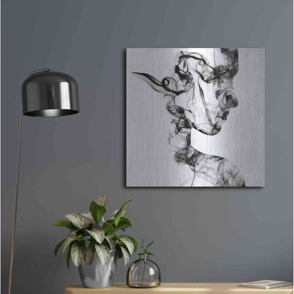 Luxe Metal Art 'Dissolve' Metal Wall Art,24x24