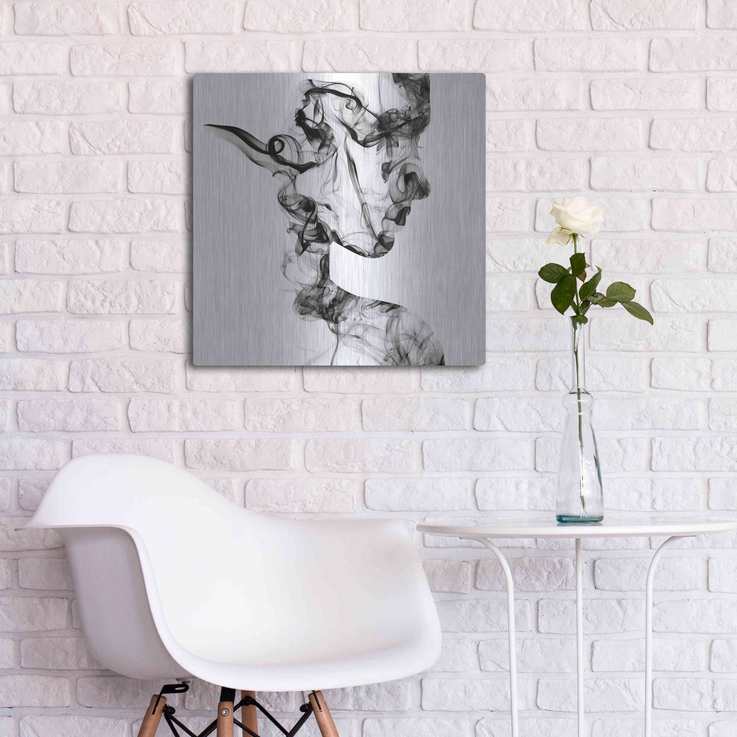 Luxe Metal Art 'Dissolve' Metal Wall Art,24x24