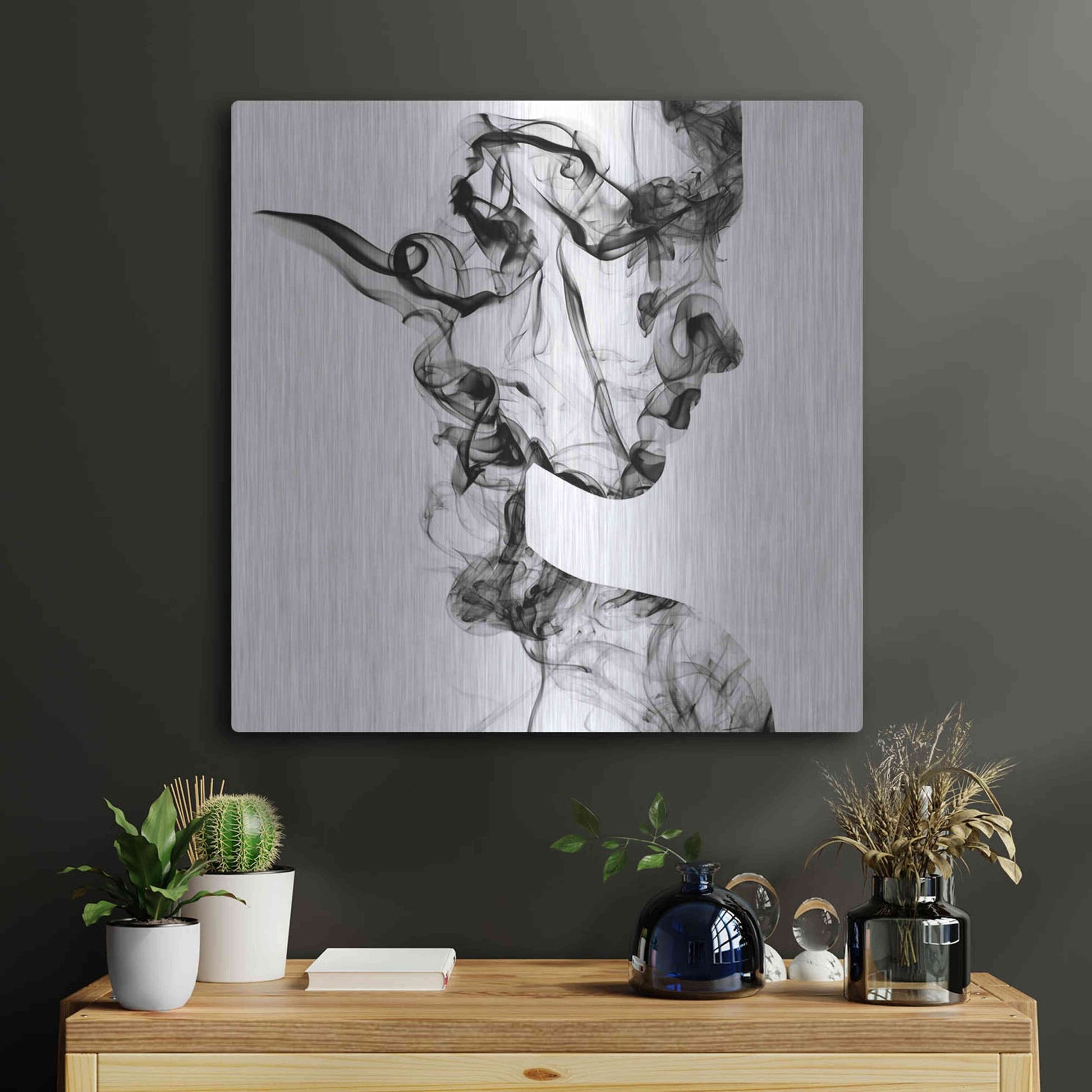 Luxe Metal Art 'Dissolve' Metal Wall Art,24x24