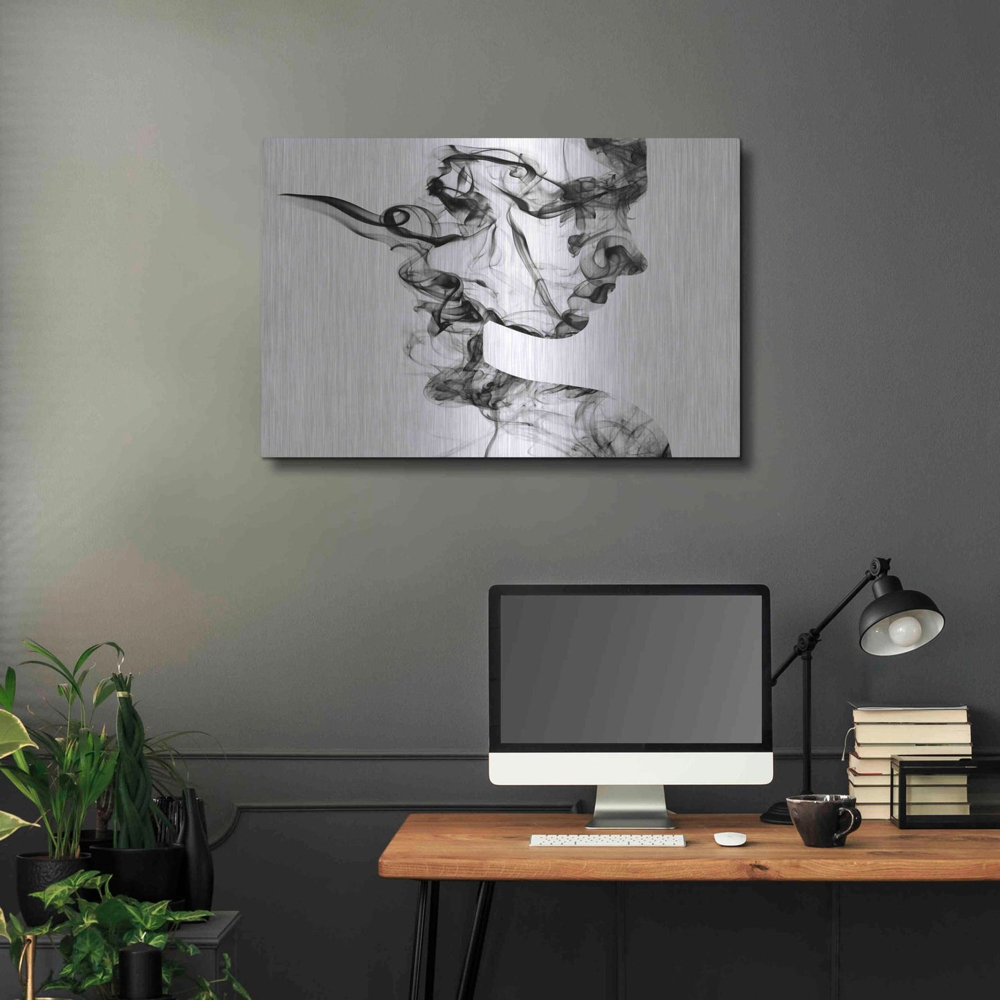 Luxe Metal Art 'Dissolve' Metal Wall Art,36x24