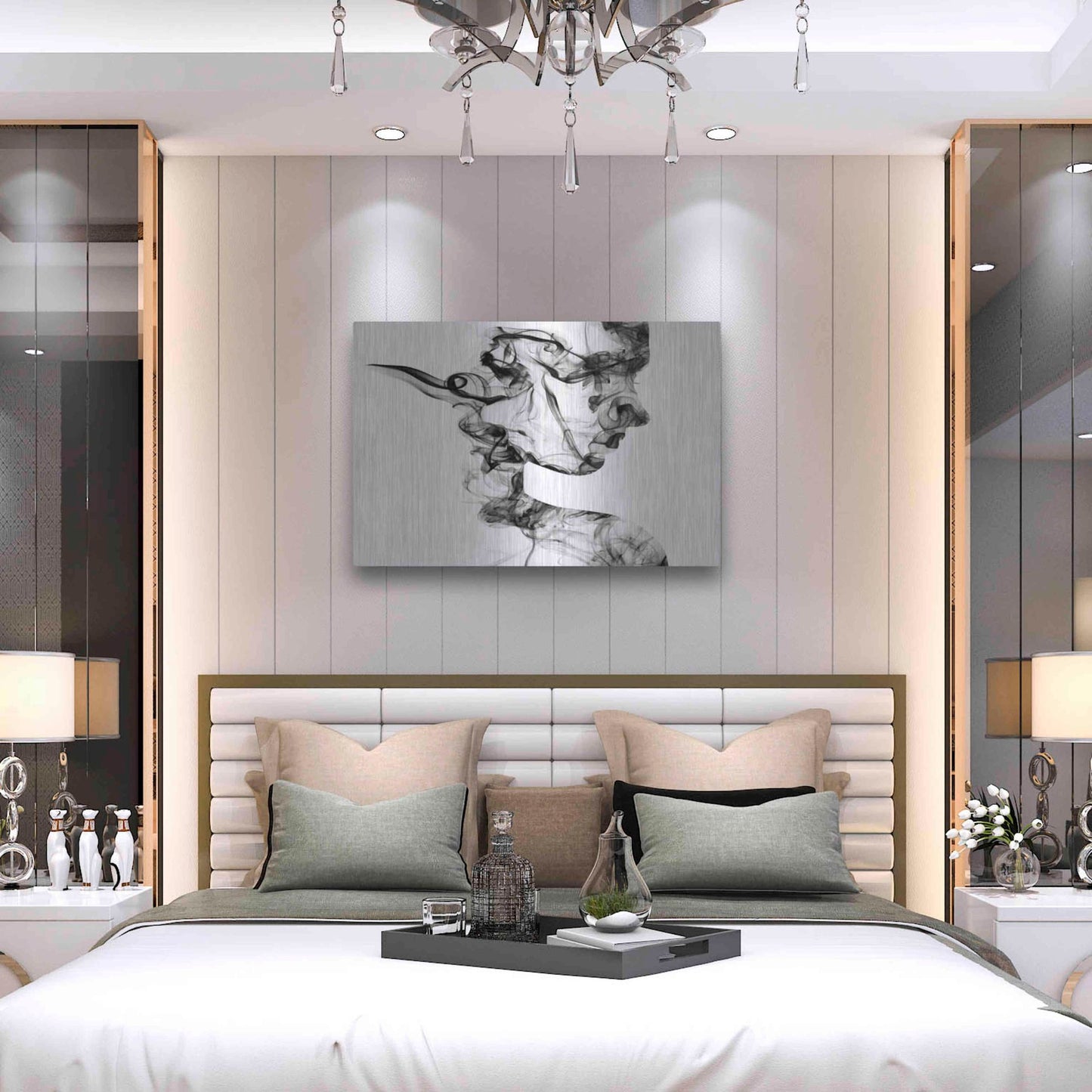 Luxe Metal Art 'Dissolve' Metal Wall Art,36x24