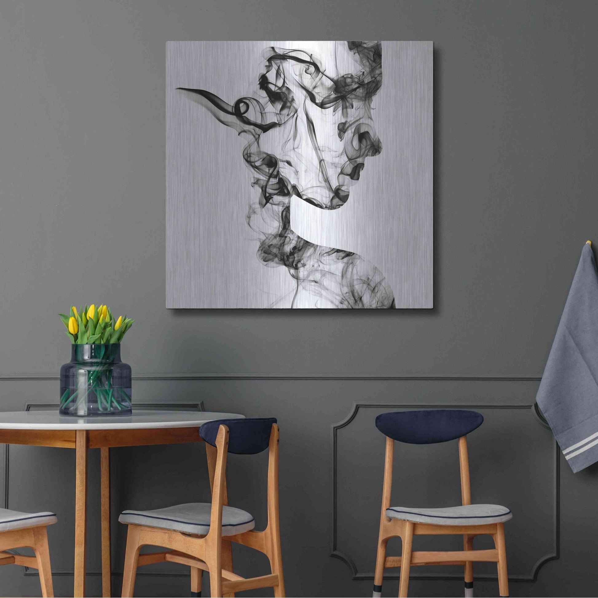 Luxe Metal Art 'Dissolve' Metal Wall Art,36x36