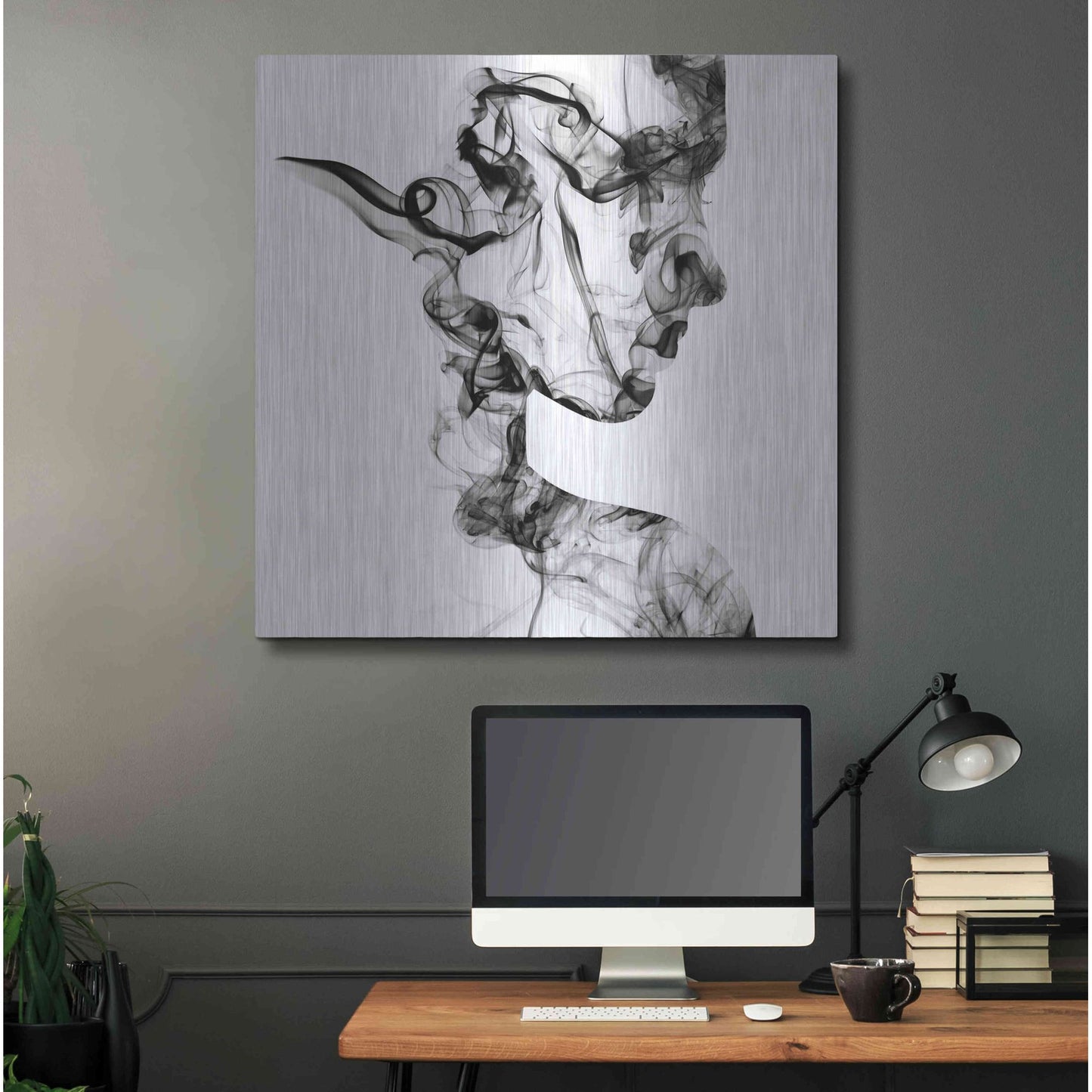 Luxe Metal Art 'Dissolve' Metal Wall Art,36x36