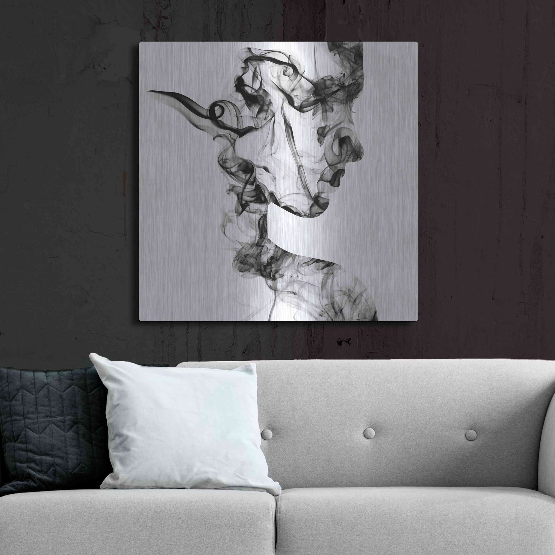 Luxe Metal Art 'Dissolve' Metal Wall Art,36x36