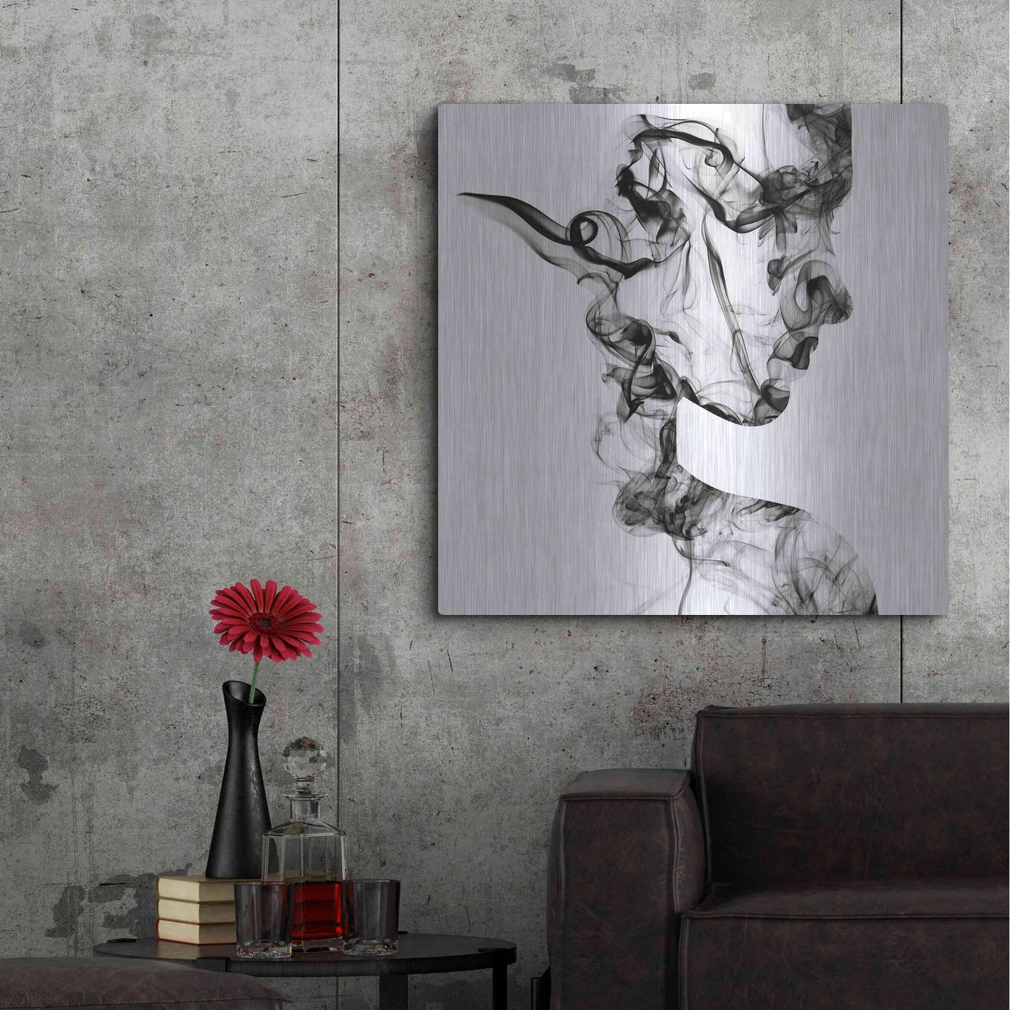 Luxe Metal Art 'Dissolve' Metal Wall Art,36x36