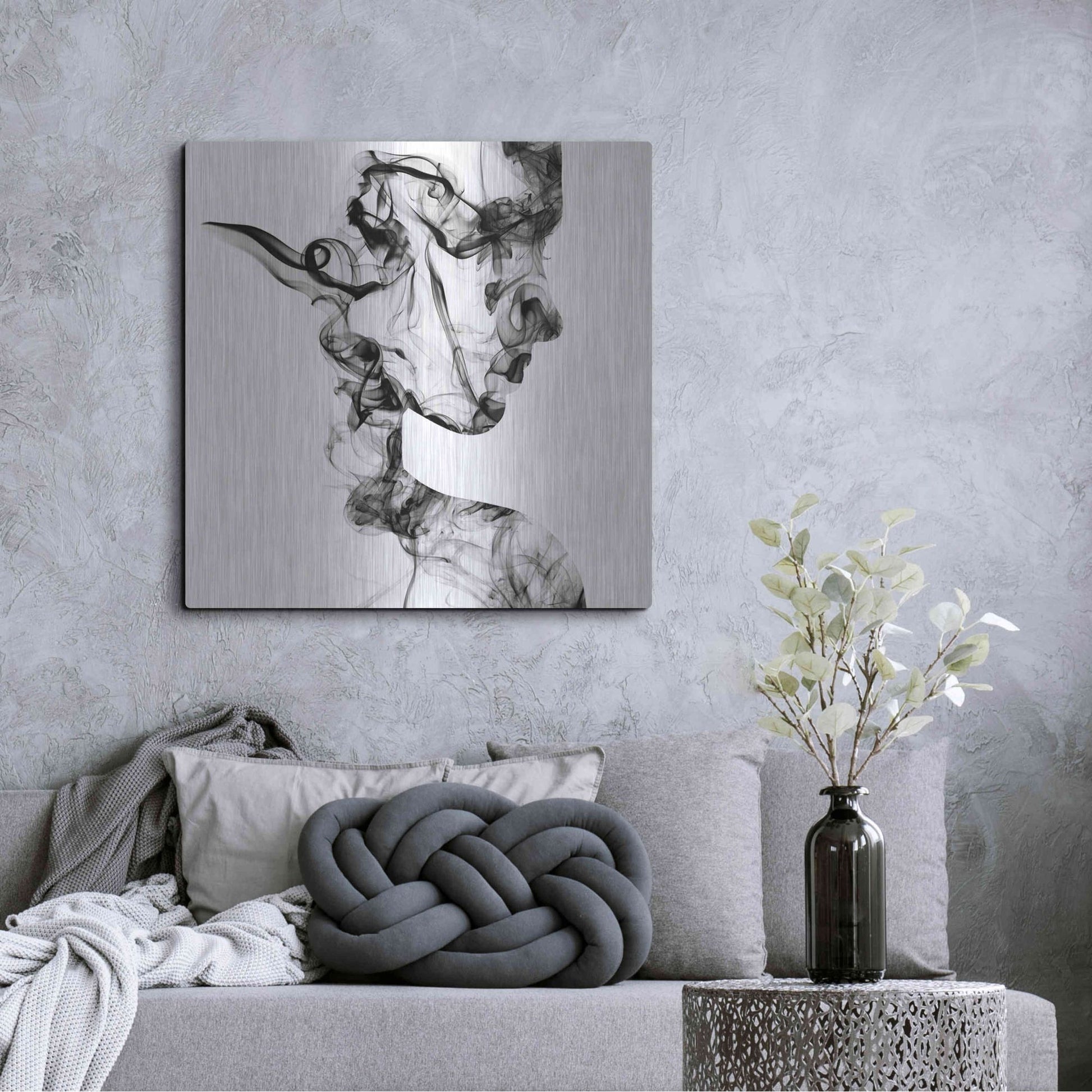 Luxe Metal Art 'Dissolve' Metal Wall Art,36x36