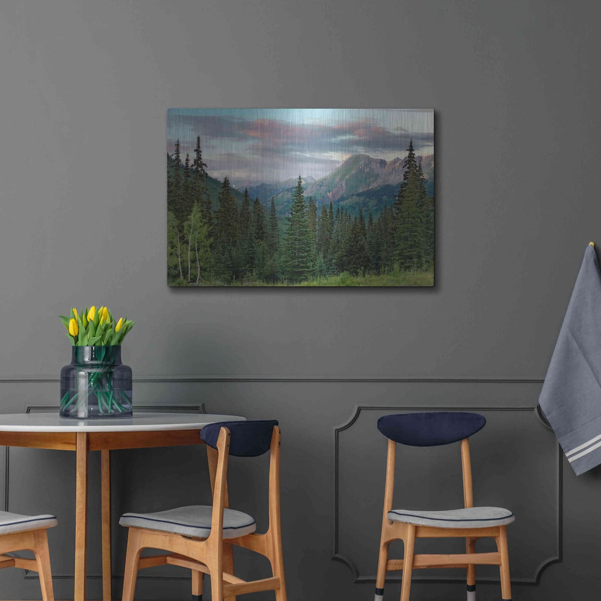 'Dusk Near Ouray' by Mike Jones – Metal Wall Art, 36x24 room view