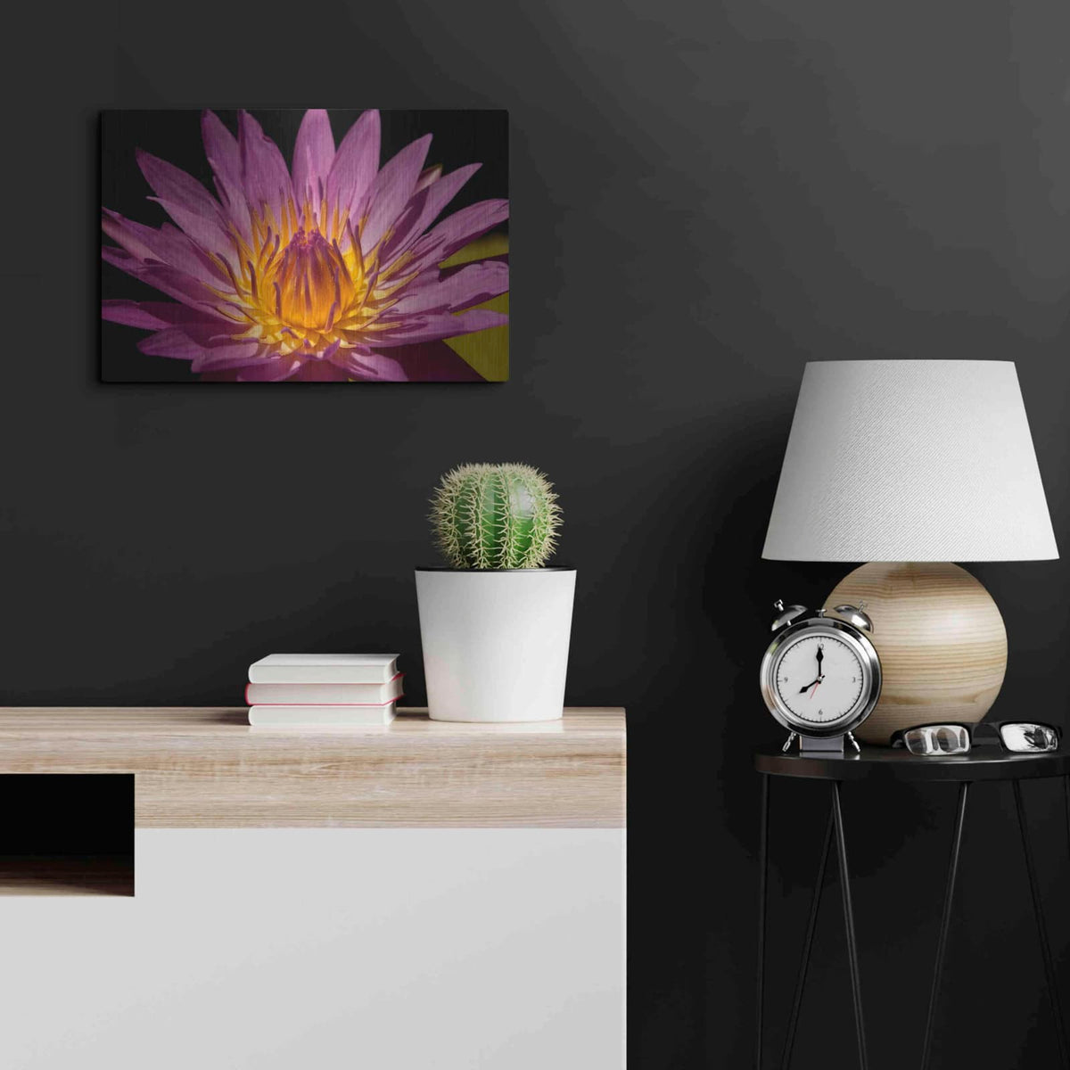 'Fairchild Gardens Lily' by Mike Jones – Metal Wall Art, 24x16 room view