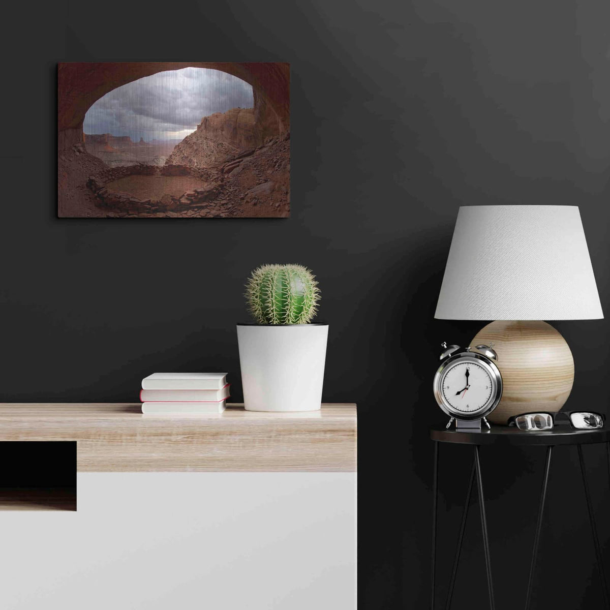 'False Kive Fisheye' by Mike Jones – Metal Wall Art, 24x16 room view