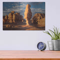 'Goblin Valley Tall Hoodoo' by Mike Jones – Metal Wall Art, 16x12 room view