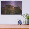 'Lost Dutchman Star Trails' by Mike Jones – Metal Wall Art, 16x12 room view