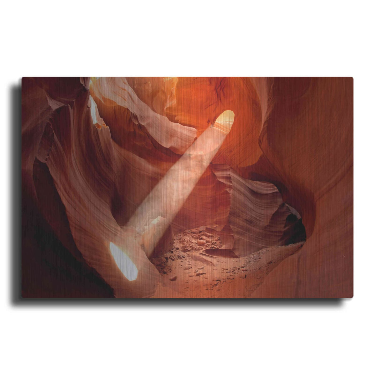 'Lower Antelope Light Beam' by Mike Jones – Metal Wall Art