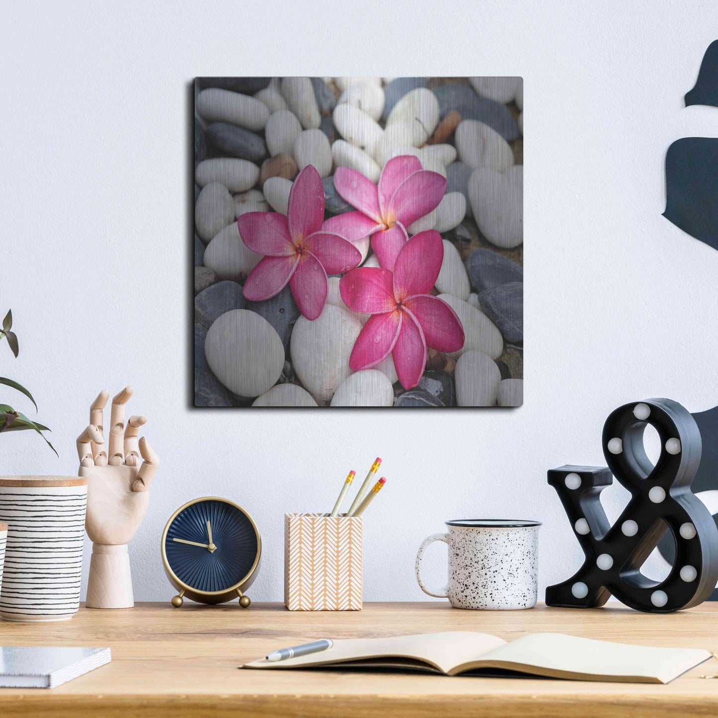 Luxe Metal Art 'Shintai II' Metal Wall Art,12x12