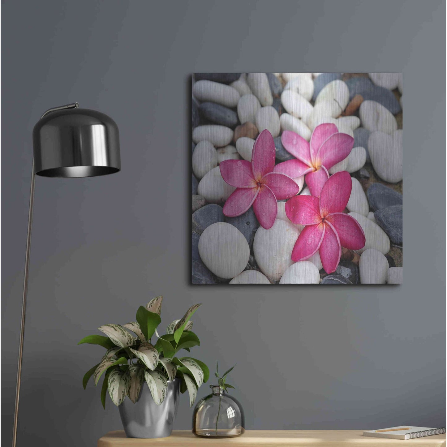 Luxe Metal Art 'Shintai II' Metal Wall Art,24x24