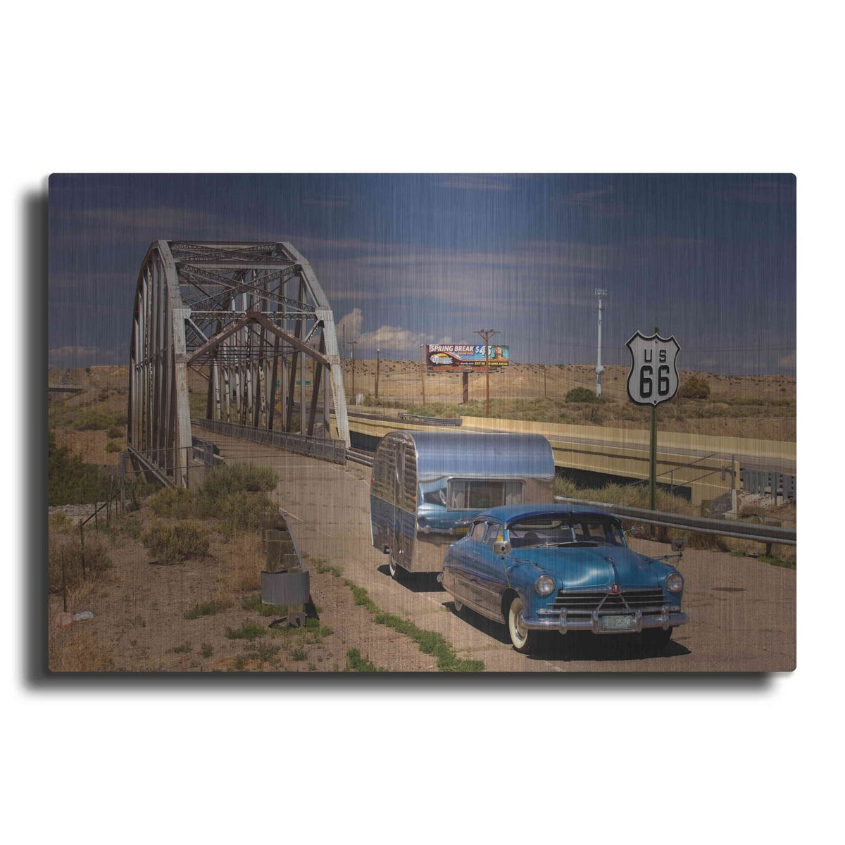 'Albaquerque Rt Rio Puerco Bridge' by Mike Jones – Metal Wall Art