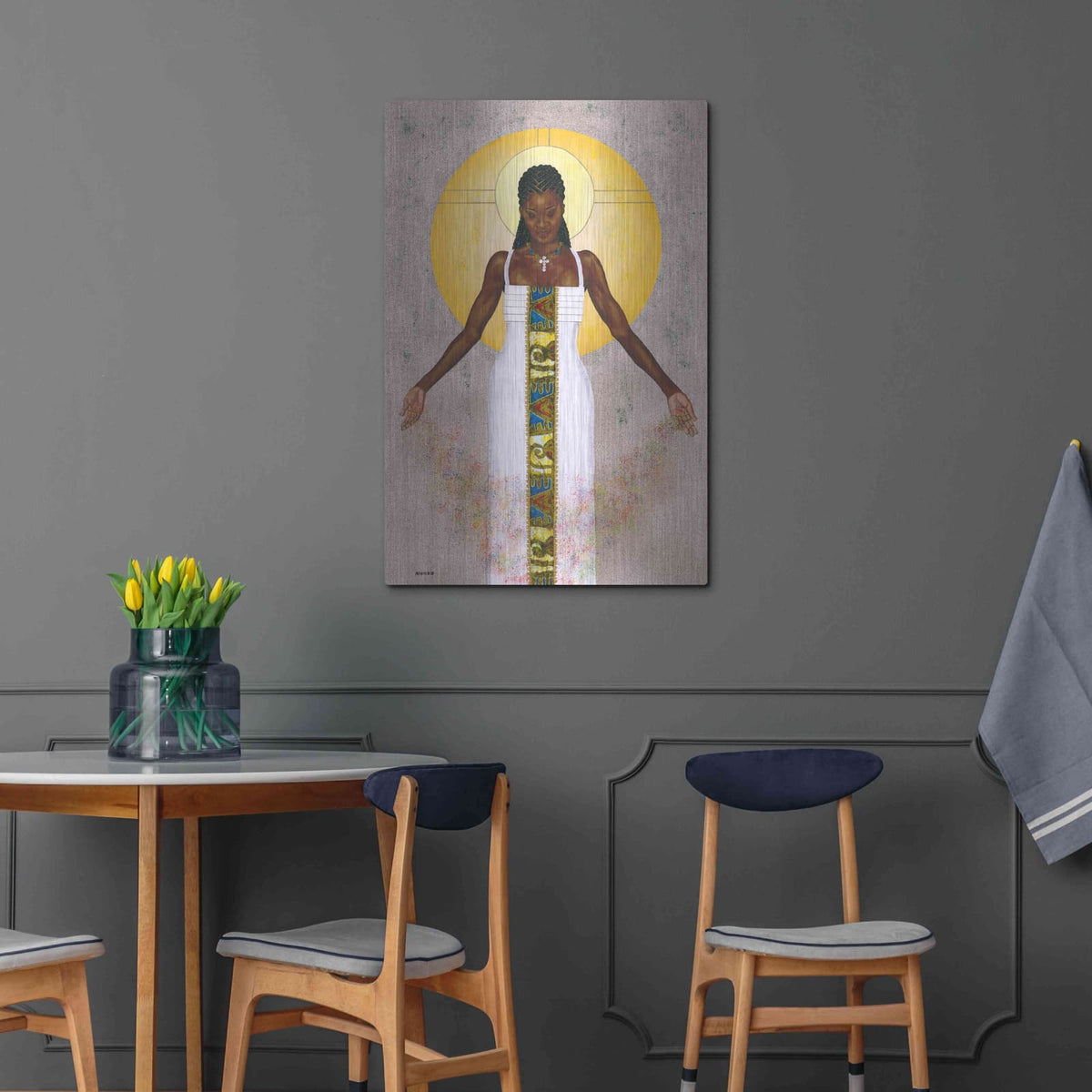 'Her Peace' by Alonzo Saunders – Metal Wall Art, 24x36 room view