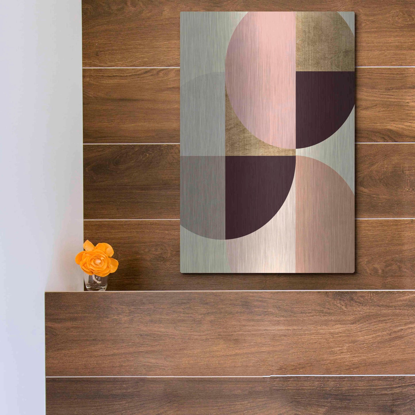 Luxe Metal Art 'Wonder Wheels I' by Annie Warren, Metal Wall Art,12x16