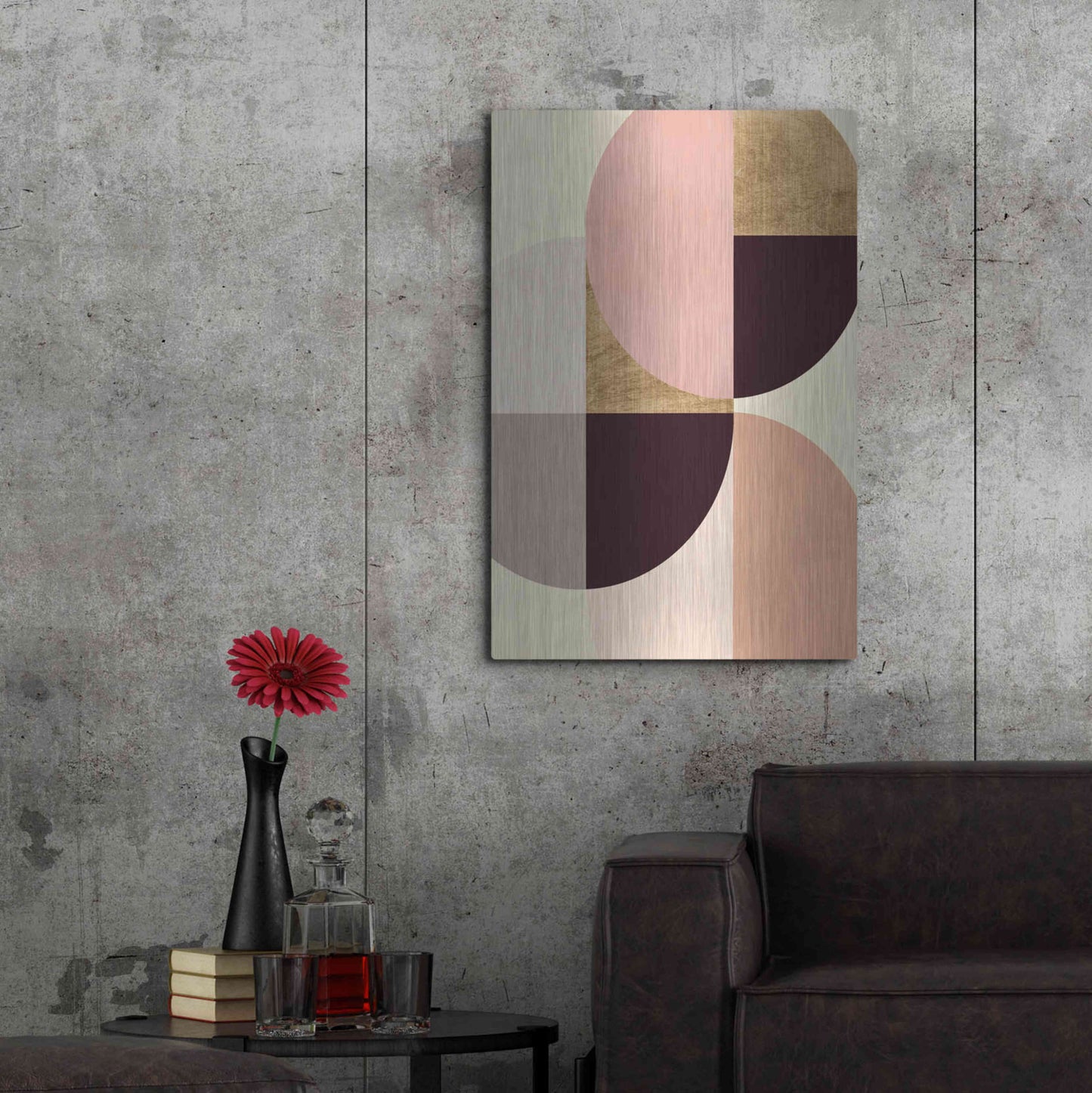 Luxe Metal Art 'Wonder Wheels I' by Annie Warren, Metal Wall Art,24x36