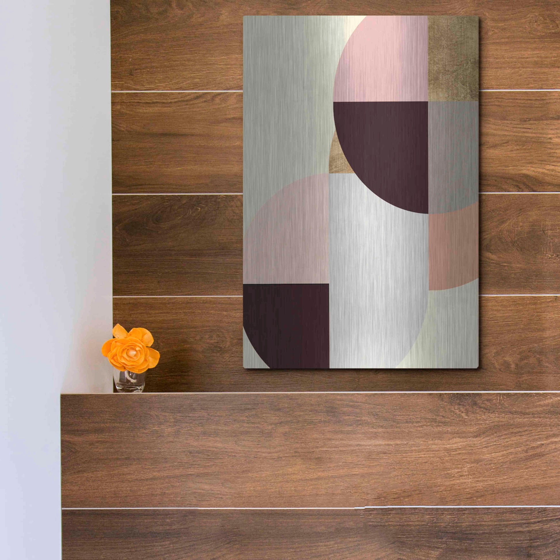 Luxe Metal Art 'Wonder Wheels II' by Annie Warren, Metal Wall Art,12x16