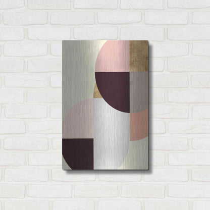 Luxe Metal Art 'Wonder Wheels II' by Annie Warren, Metal Wall Art,16x24