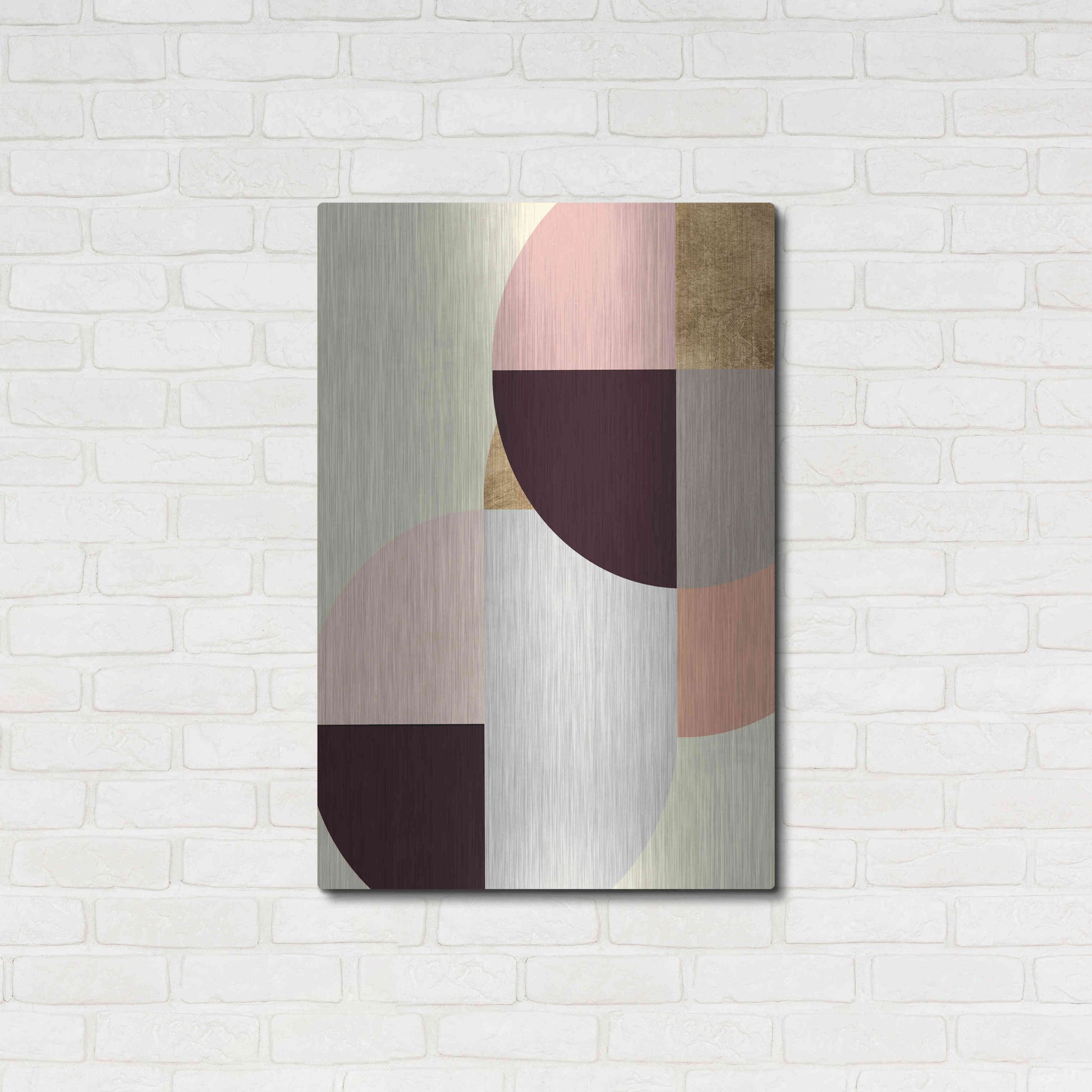 Luxe Metal Art 'Wonder Wheels II' by Annie Warren, Metal Wall Art,24x36