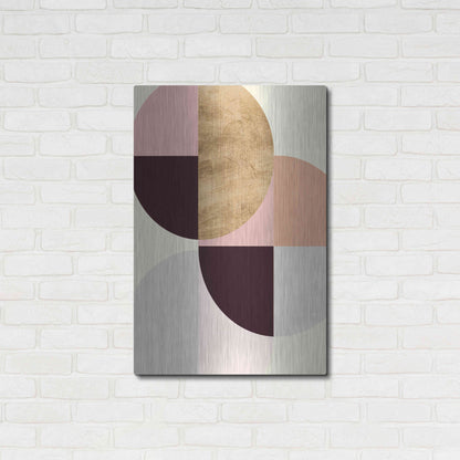 Luxe Metal Art 'Wonder Wheels III' by Annie Warren, Metal Wall Art,24x36