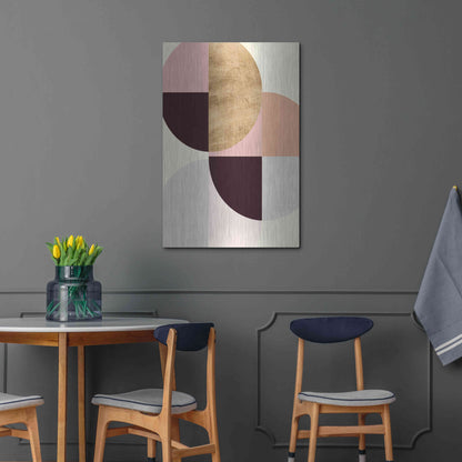 Luxe Metal Art 'Wonder Wheels III' by Annie Warren, Metal Wall Art,24x36