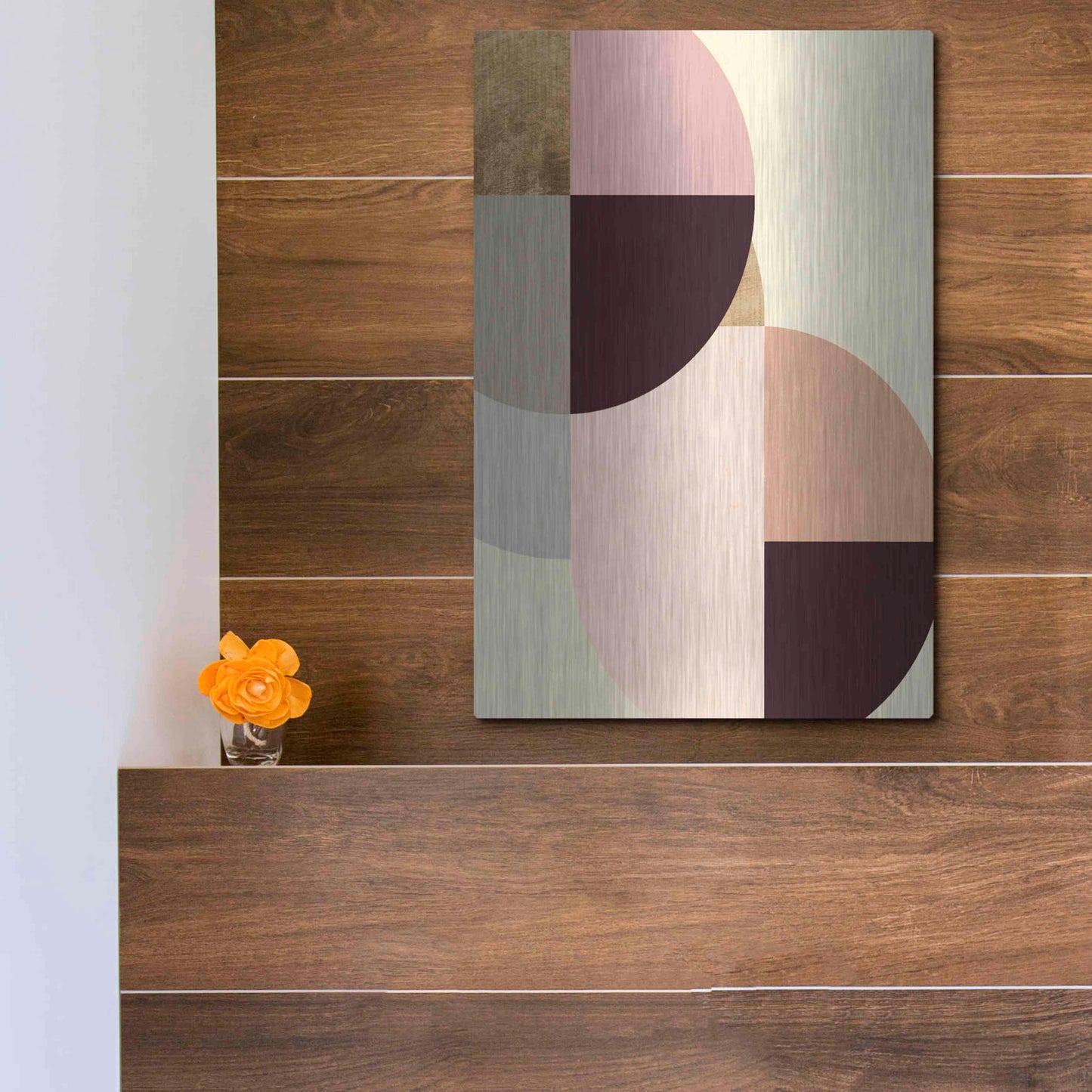 Luxe Metal Art 'Wonder Wheels IV' by Annie Warren, Metal Wall Art,12x16