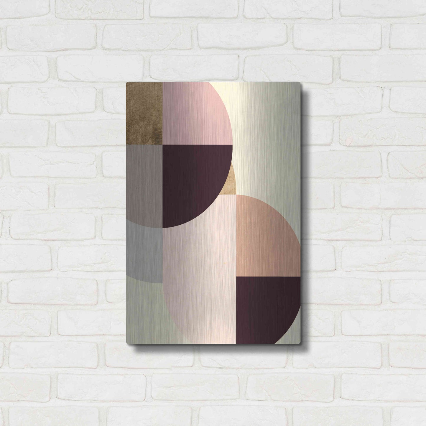 Luxe Metal Art 'Wonder Wheels IV' by Annie Warren, Metal Wall Art,16x24